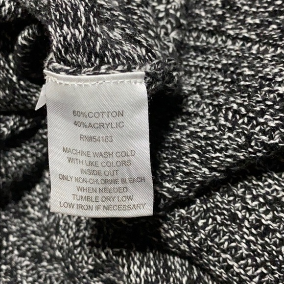 Calvin Klein cowl neck black and white sweater, S - Picture 7 of 7